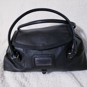 Philosophy di Alberta Ferretti Vintage Black Leather Designer Bag Ultra Soft